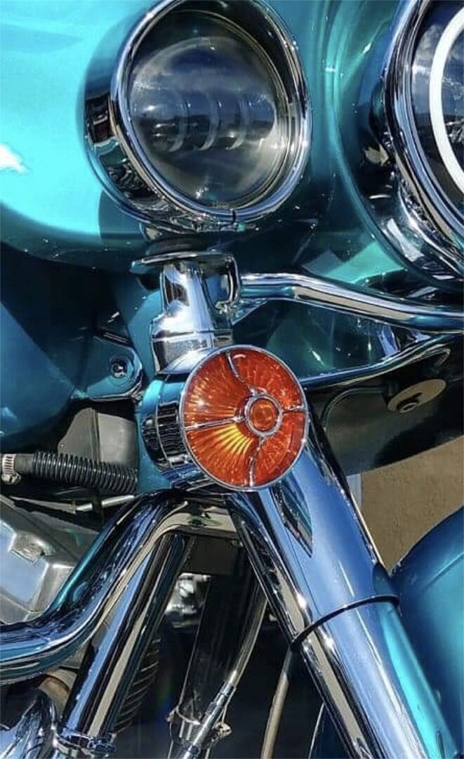 Cuztom Kraft Big Turbine Turn Signal Lens for Road King and Heritage